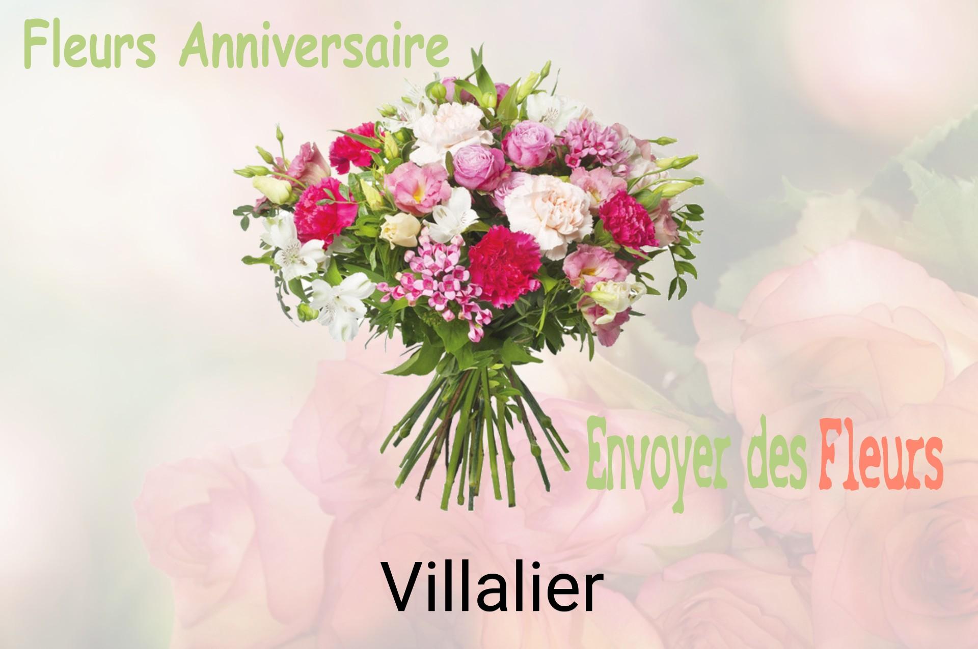 Bouquet de fleurs d’anniversaire livré à Villalier