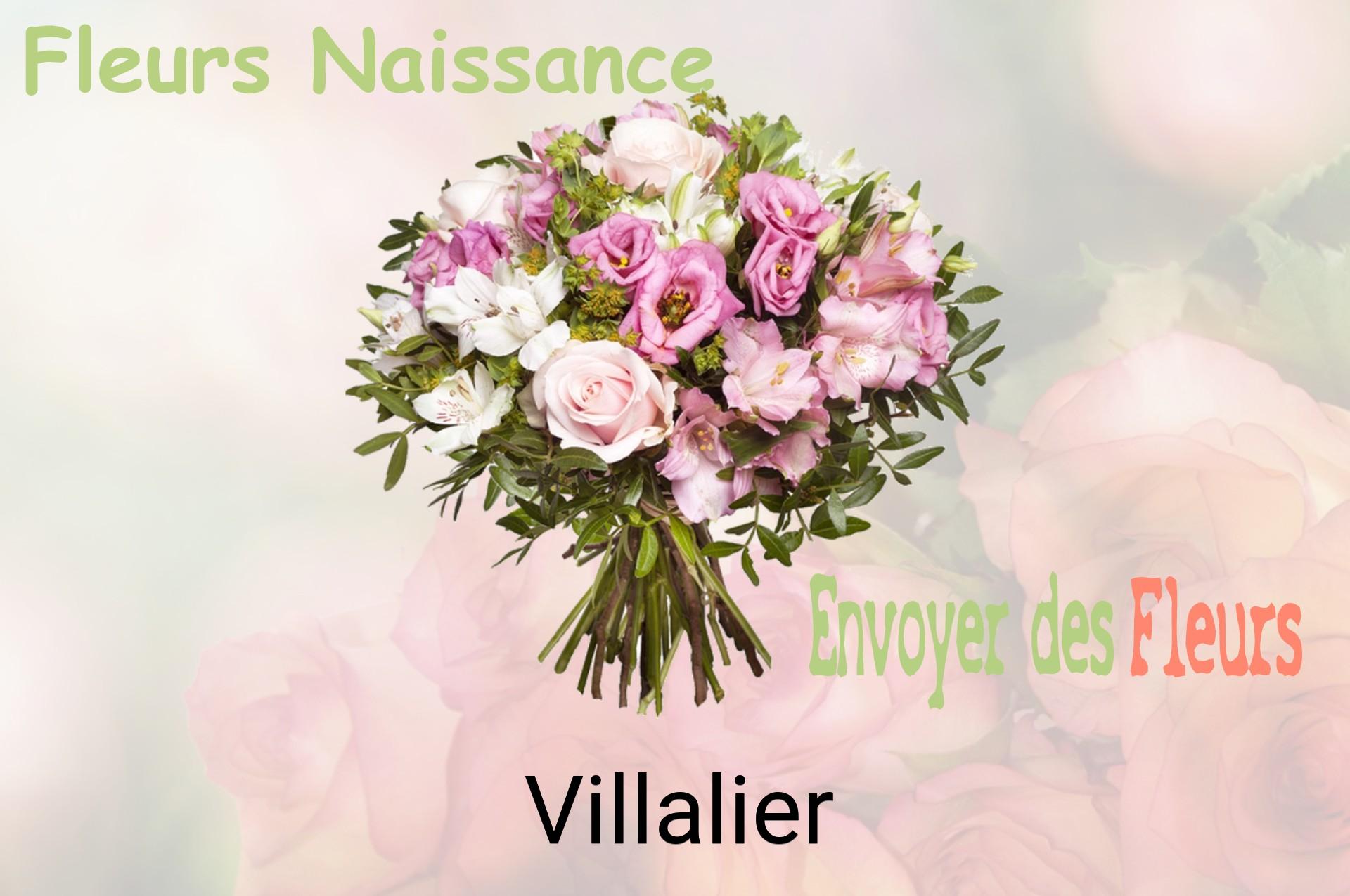 Bouquet de fleurs de naissance livré à Villalier